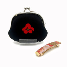 Carica l'immagine nel visualizzatore di Gallery, 【Japan Domestic Only】Barrette with Gamaguchi (Hanafuda series)