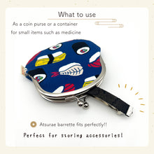 Carica l'immagine nel visualizzatore di Gallery, Barrette con Gamaguchi (motivo Sushi)