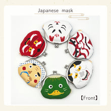 Load image into Gallery viewer, Barrette with Gamaguchi (Mask series)
