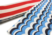 Cargar imagen en el visor de la galería, Hanhaba Obi 【Mokomoko(azul) × borde(blanco liso)】