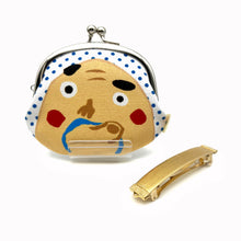 Load image into Gallery viewer, Barrette with Gamaguchi (Mask series)