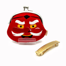 Load image into Gallery viewer, Barrette with Gamaguchi (Mask series)