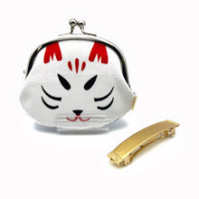 Load image into Gallery viewer, Barrette with Gamaguchi (Mask series)