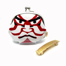 Load image into Gallery viewer, Barrette with Gamaguchi (Mask series)