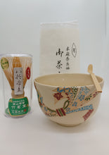 Carica l'immagine nel visualizzatore di Gallery, Matcha Set E, Seto-yaki Chawan Taba-noshi
