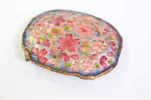 Load image into Gallery viewer, Metal enameled brooch "Flurry of cherry blossoms"