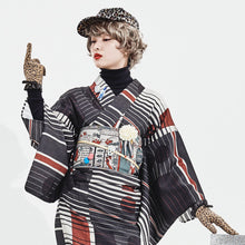 Carica l'immagine nel visualizzatore di Gallery, Kimono, linee e cerchi【Modificaiton】