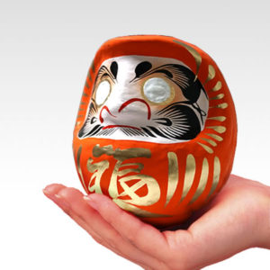 Glücksbringer Daruma, Klassisch Rot