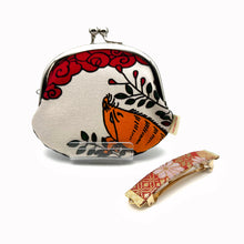 Load image into Gallery viewer, 【Japan Domestic Only】Barrette with Gamaguchi (Hanafuda series)
