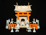 Santuario mediano con Chigi, Set A (Oinari sama)