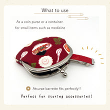 Load image into Gallery viewer, Barrette with Gamaguchi (Ramen pattern)
