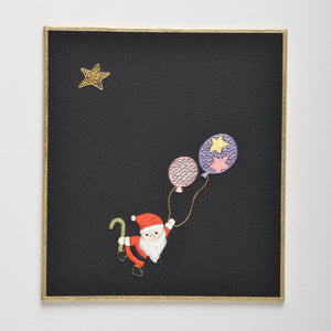Framed embroidery  (Santa Claus)