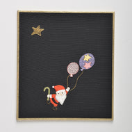Bordado enmarcado (Papá Noel)