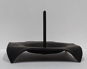 Candle stand (plate shape, iron)