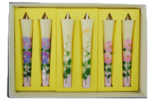 Load image into Gallery viewer, Warosoku, hand painted Japanese candle  (6 pieces)
