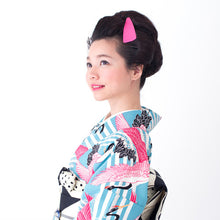 Lade das Bild in den Galerie-Viewer, Kimono, Kranich / Zukunft ★Made-to-order Produkte
