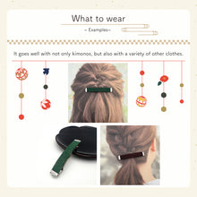Load image into Gallery viewer, Barrette with Gamaguchi (Tempura pattern)
