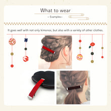 Load image into Gallery viewer, Barrette with Gamaguchi (Ramen pattern)
