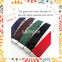 Load image into Gallery viewer, Barrette with Gamaguchi (Tempura pattern)
