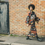 Kimono, Lightning 【Geometric series】　★Made-to-order products