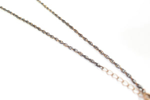 Metall emaillierte Halskette "Der glänzende Himmel"