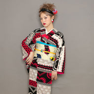 Kimono, Heart 【Geometric】