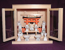 Load image into Gallery viewer, Simple Box Shrine Set A (Oinari sama)
